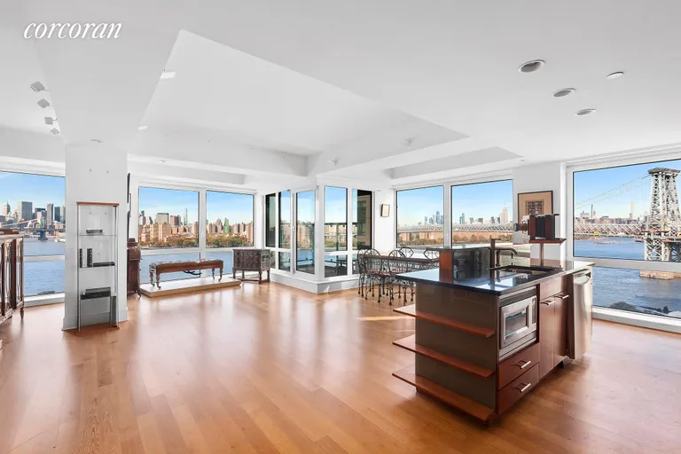 New York City Real Estate | View 446 Kent Avenue, PHA | 3 Beds, 2 Baths | View 1