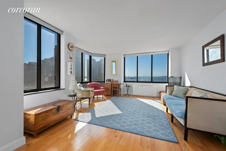 New York City Real Estate | View 380 Rector Place, 20E | 1 Bed, 1 Bath | View 1