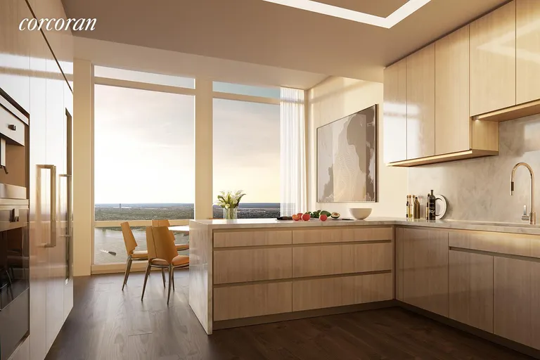 New York City Real Estate | View 35 Hudson Yards, 8802 | Kitchen | View 6