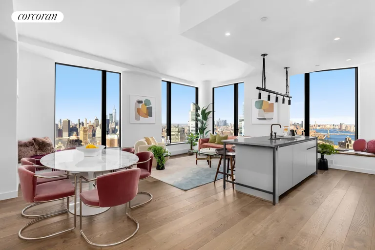 New York City Real Estate | View 11 Hoyt Street, 47A | 3 Beds, 3 Baths | View 1