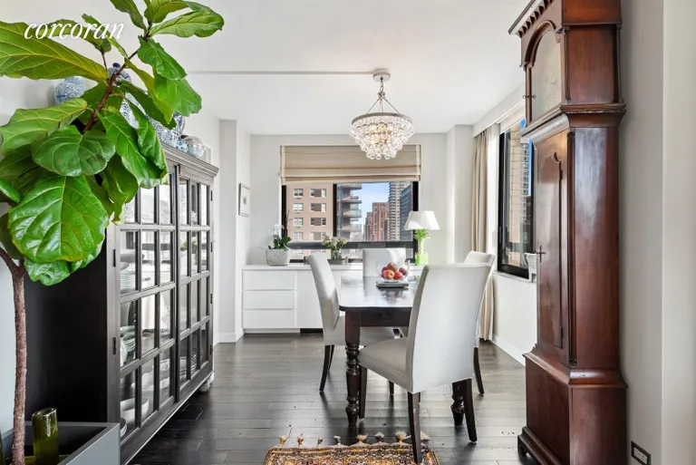 New York City Real Estate | View 171 East 84th Street, 23C | Corner Dining-L with North/East Vie | View 5