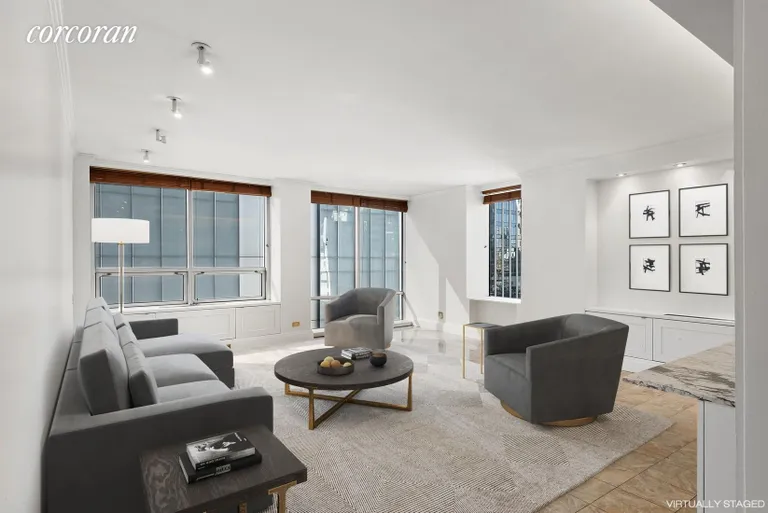 New York City Real Estate | View 15 West 53rd Street, 19E | 1 Bed, 2 Baths | View 1