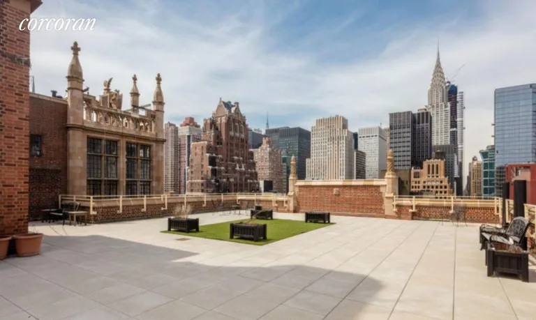 New York City Real Estate | View 45 Tudor City Place, 917 | Roof Deck | View 8