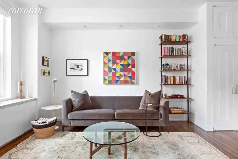 New York City Real Estate | View 261 Broadway, 9F | Living Room Nook | View 2