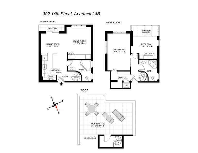 392 14th Street, 4B | floorplan | View 10
