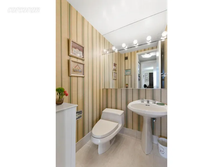 New York City Real Estate | View 255 East 49th Street, 24B | Half Bathroom | View 5
