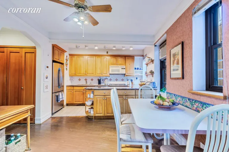 New York City Real Estate | View 200 Pinehurst Avenue, 6HJ | Kitchen and Eat-in Area | View 6