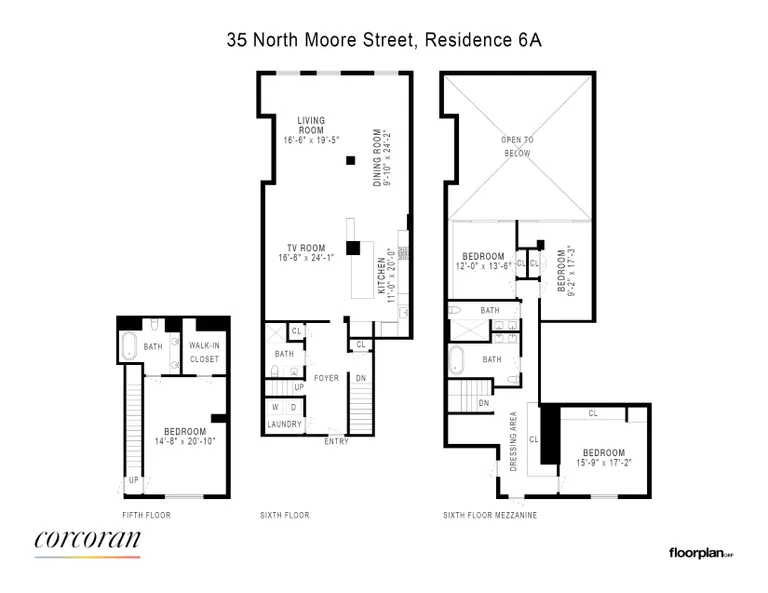 35 North Moore Street, 6A | floorplan | View 16