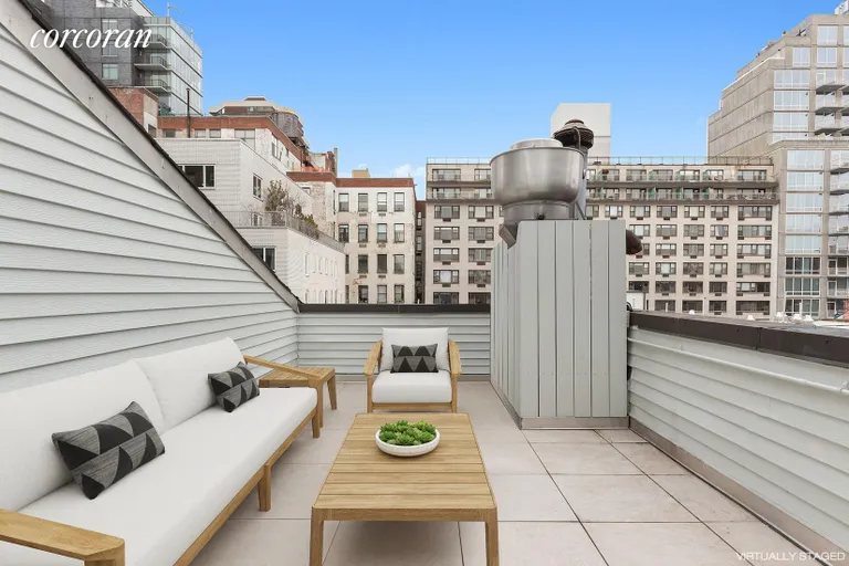 New York City Real Estate | View 312 East 22Nd Street, PHA | Outdoor Space #1 -Virtually Staged | View 3