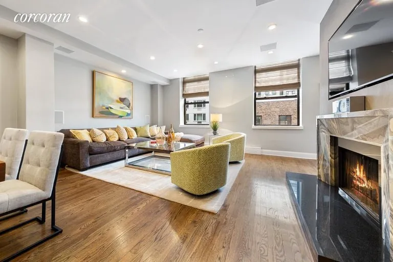 New York City Real Estate | View 312 East 22Nd Street, PHA | Living Area with WBF | View 6