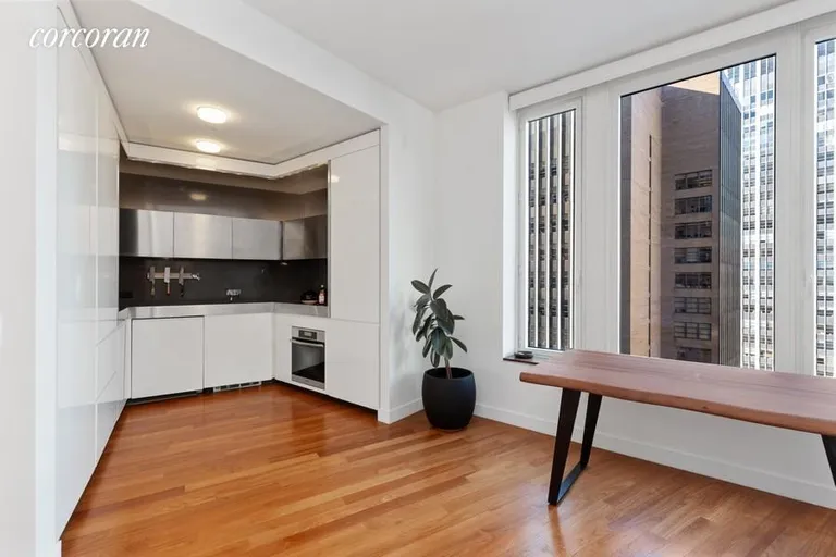 New York City Real Estate | View 15 William Street, 30I | kitchen/din room | View 2