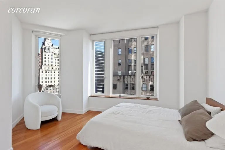 New York City Real Estate | View 15 William Street, 30I | Primary Bedroom | View 4