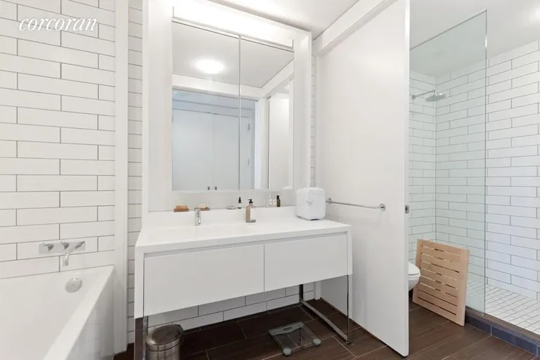 New York City Real Estate | View 15 William Street, 30I | Primary Bathroom | View 6