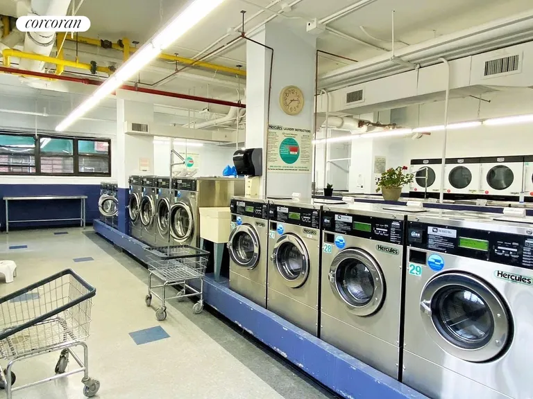 New York City Real Estate | View 417 Grand Street, 1501 | Shared Laundry Room | View 9