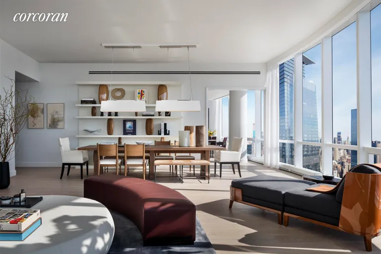 New York City Real Estate | View 15 Hudson Yards, PH86A | Great Room | View 4