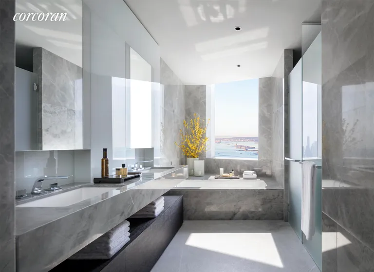 New York City Real Estate | View 15 Hudson Yards, PH86A | Primary Bathroom | View 10