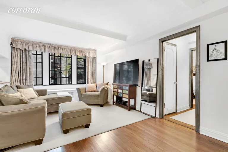 New York City Real Estate | View 321 East 43rd Street, 201 | Living Room | View 2
