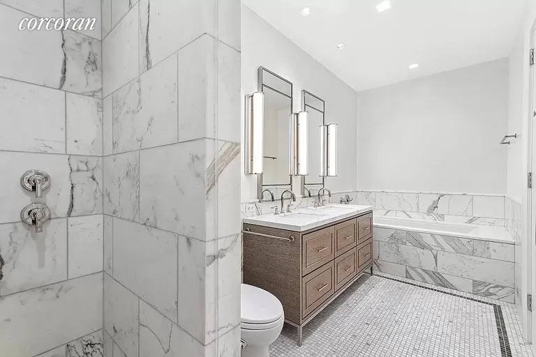 New York City Real Estate | View 25 Park Row, 6C | Primary Bathroom | View 5