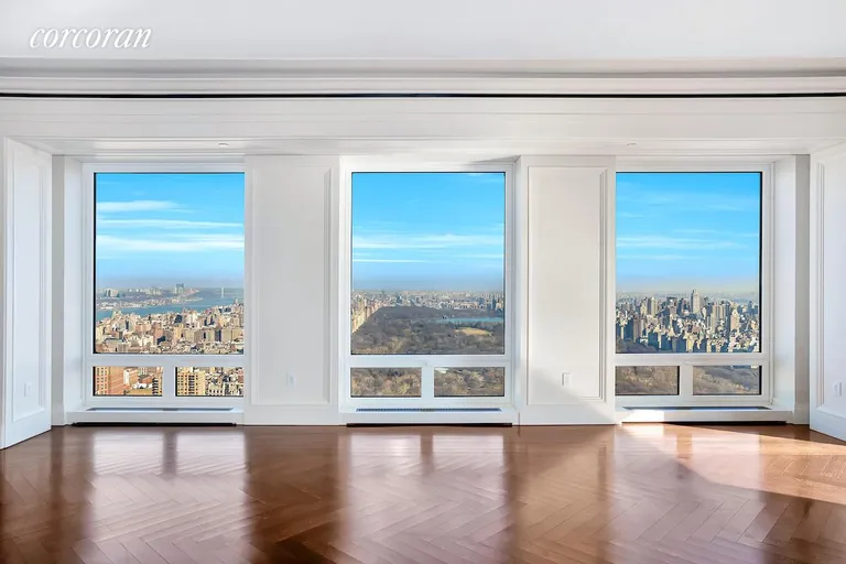 New York City Real Estate | View 220 Central Park South, 54B | Living Room | View 3