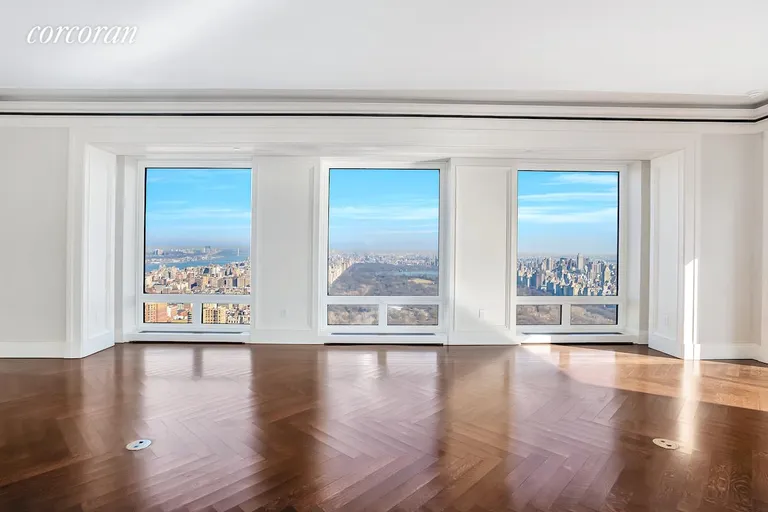 New York City Real Estate | View 220 Central Park South, 54B | Living Room | View 4