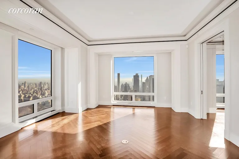 New York City Real Estate | View 220 Central Park South, 54B | Living Room | View 9