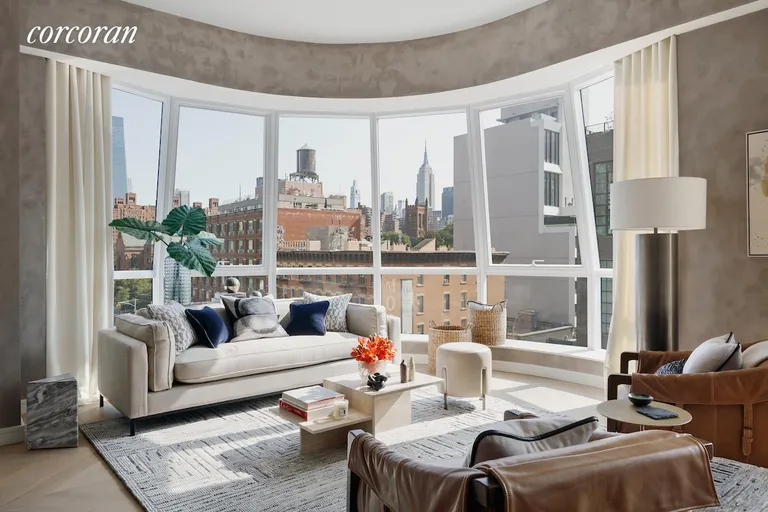 New York City Real Estate | View 515 West 18th Street, 519 | 3 Beds, 3 Baths | View 1