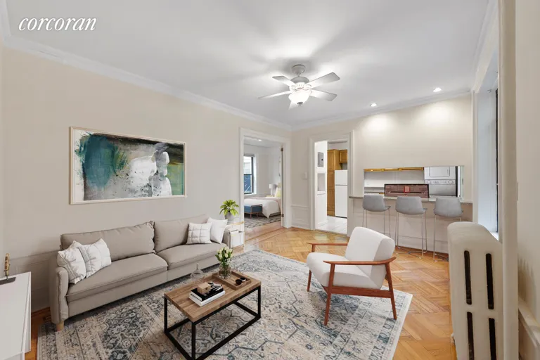 New York City Real Estate | View 394 Lincoln Place, B4 | Living Room | View 3