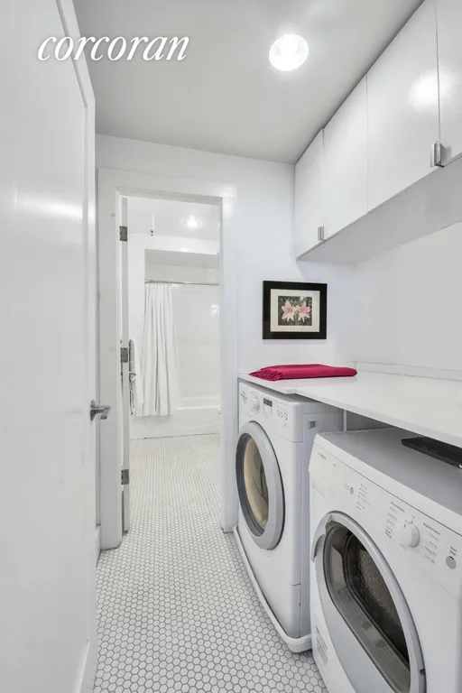 New York City Real Estate | View 133 West 28th Street, 5C | Laundry Room in Apt | View 9