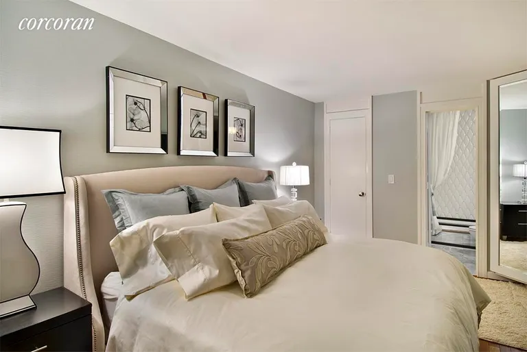 New York City Real Estate | View 270 West 17th Street, 19C | Primary Bedroom | View 6