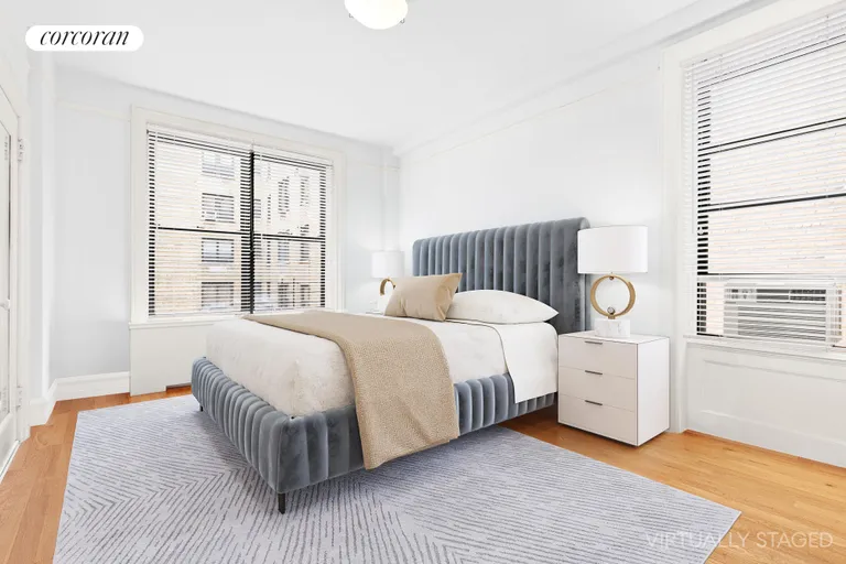 New York City Real Estate | View 68 East 86th Street, 4B | Virtually Staged Primary Bedroom | View 15