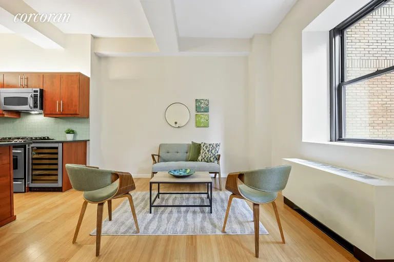 New York City Real Estate | View 365 Bridge Street, 2N | Living Room | View 2