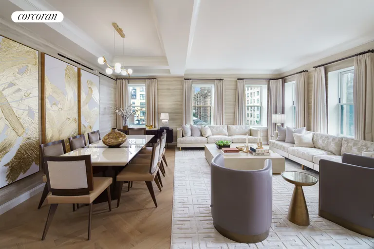 New York City Real Estate | View 1295 Madison Avenue, 7A | Formal Dining Room | View 4