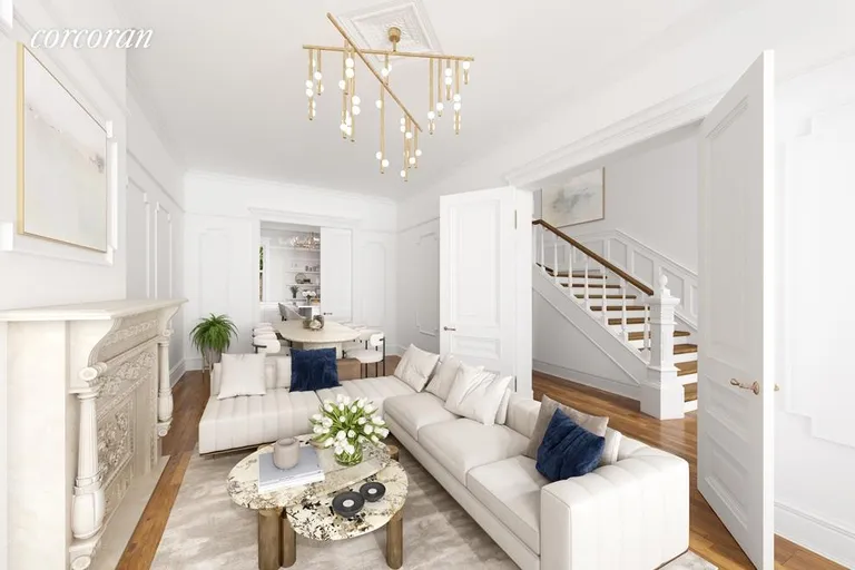 New York City Real Estate | View 733 Putnam Avenue | LR/DR Re-imagined with renovations | View 4