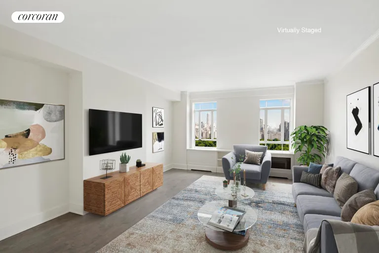 New York City Real Estate | View 25 Central Park West, 22O | 2 Beds, 2 Baths | View 1