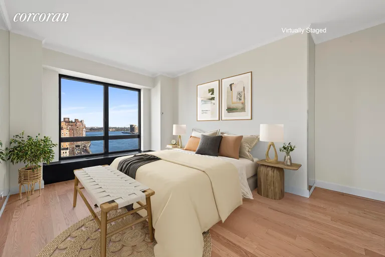 New York City Real Estate | View 530 East 76th Street, 18G | Primary Bedroom | View 5