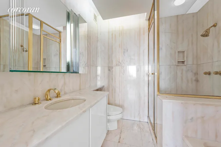 New York City Real Estate | View 530 East 76th Street, 18G | Primary Bathroom | View 9