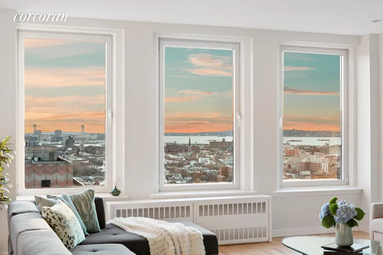 New York City Real Estate | View 75 Livingston Street, 19B | Living Room | View 2