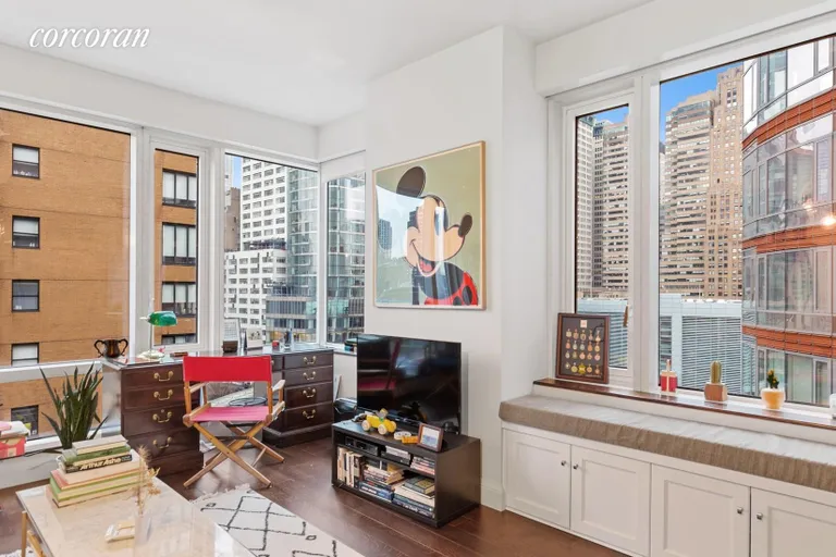 New York City Real Estate | View 70 Little West Street, 9D | Living Room | View 2