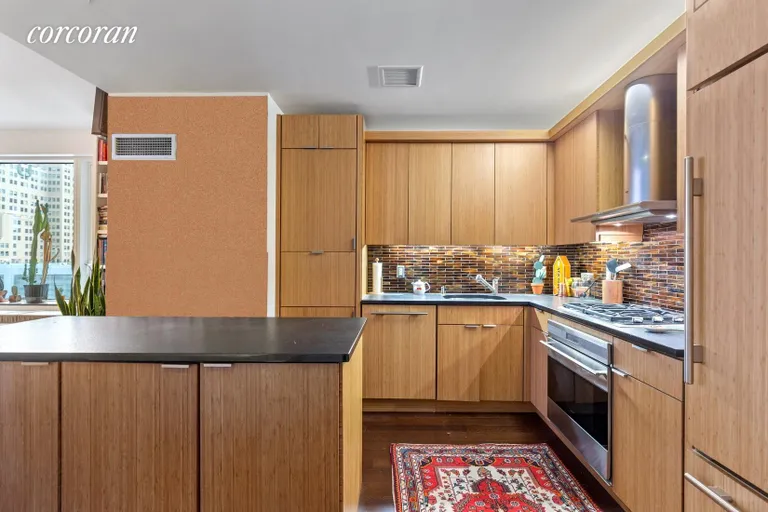 New York City Real Estate | View 70 Little West Street, 9D | Kitchen | View 6