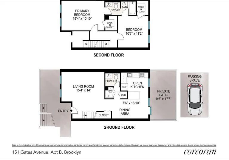 151 Gates Avenue, B | floorplan | View 12