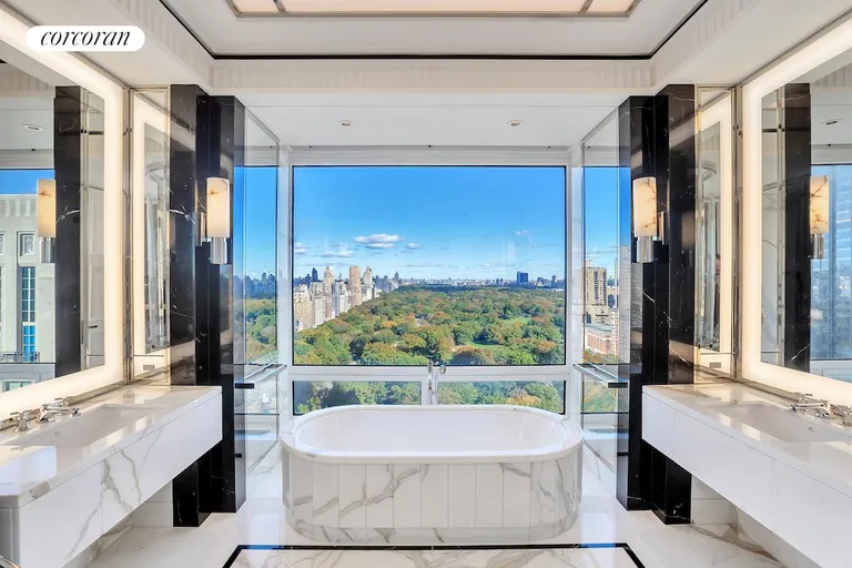 New York City Real Estate | View 220 Central Park South, 24B | Primary Bathroom | View 10