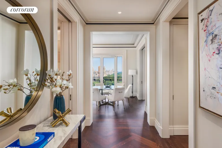 New York City Real Estate | View 220 Central Park South, 24B | Entry Foyer | View 6