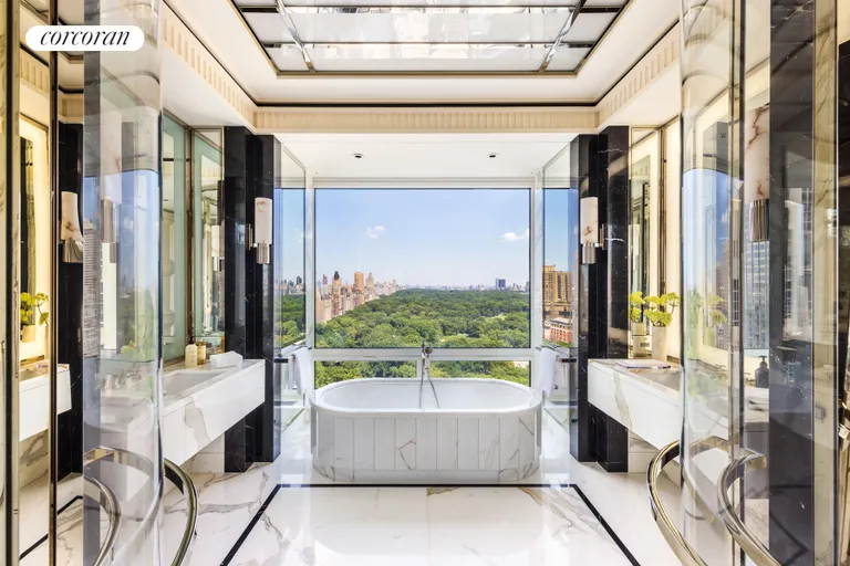 New York City Real Estate | View 220 Central Park South, 24B | Primary Bathroom | View 11