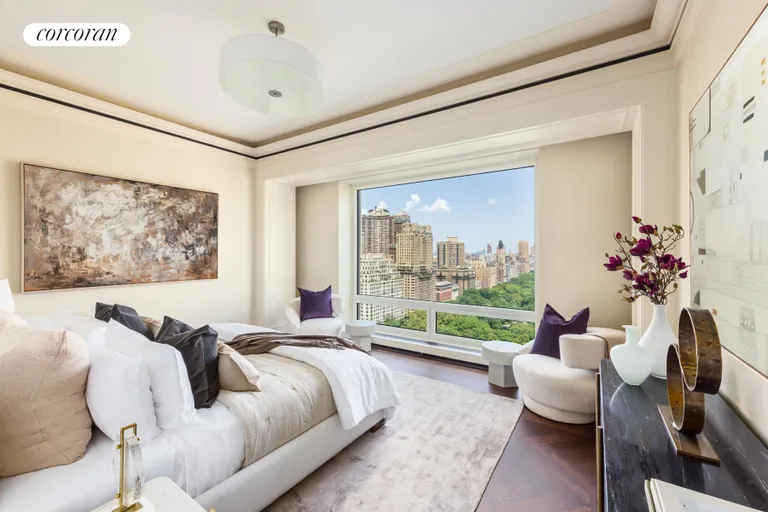 New York City Real Estate | View 220 Central Park South, 24B | Primary Bedroom | View 9