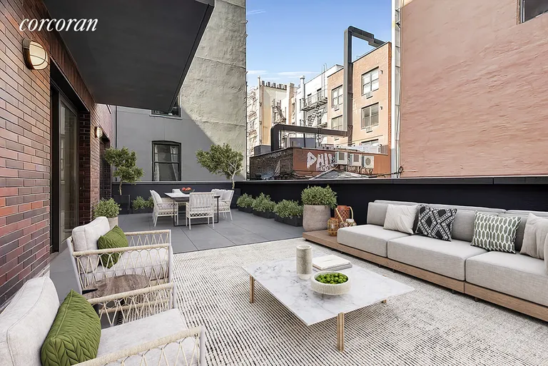 New York City Real Estate | View 147 Ludlow Street, 2 | Private Terrace | View 2