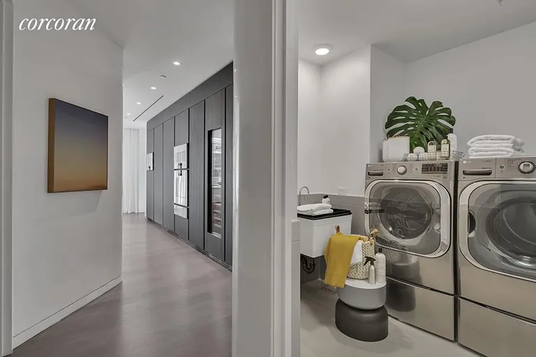 New York City Real Estate | View 520 West 28th Street, 20 | Laundry Room in Apt | View 10