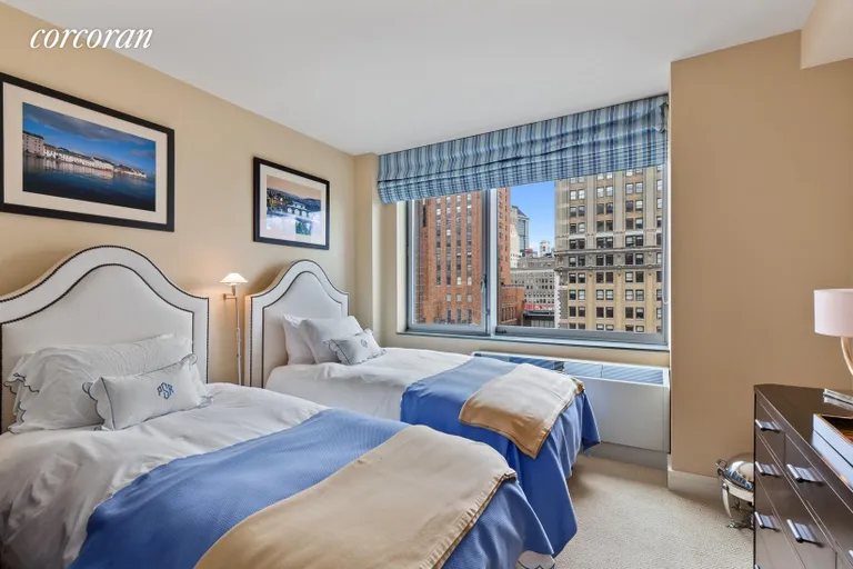 New York City Real Estate | View 30 West Street, 28E | Second Bedroom | View 8