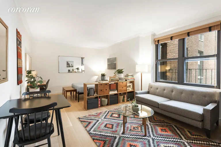New York City Real Estate | View 100 West 12th Street, 4E | Living Room | View 2
