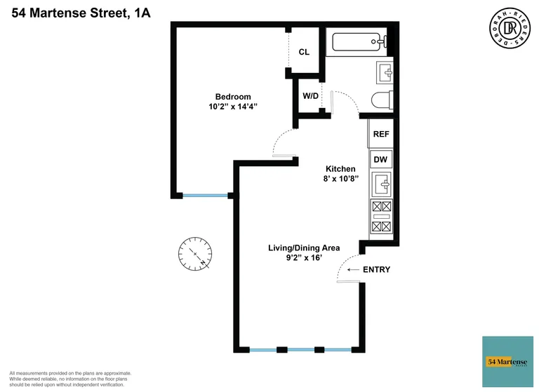 54 Martense Street, 1A | floorplan | View 10