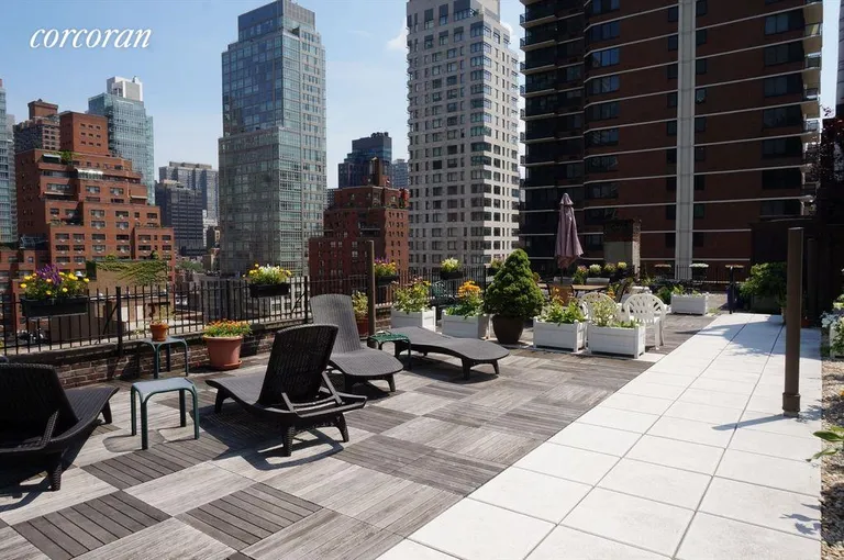 New York City Real Estate | View 235 East 49th Street, 1H | Roof Deck | View 7